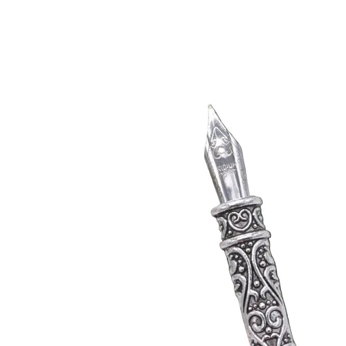 Feder Dip Pen Set für Kalligrafie – Schreibfeder aus Metall mit Tinte